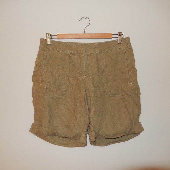 J. Jill Pants - J.Jill • Linen Bermuda Shorts